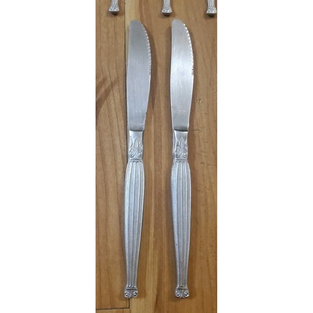 Lot‎ 20 Pcs Stainless Steel Japan Flatware Vtg Unknown Maker Tiara MCM